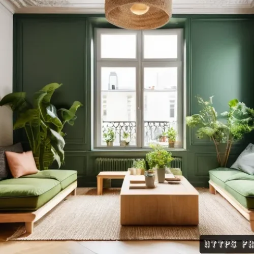 코리빙 커뮤니티의 커뮤니티 활동 아이디어 - Cozy informal meeting corner inside a modern coliving space in Paris, featuring comfortable armchair...
