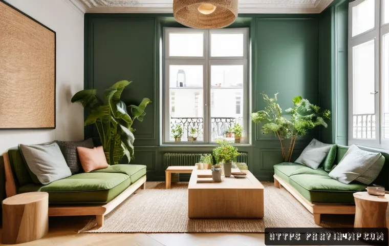 코리빙 커뮤니티의 커뮤니티 활동 아이디어 - Cozy informal meeting corner inside a modern coliving space in Paris, featuring comfortable armchair...